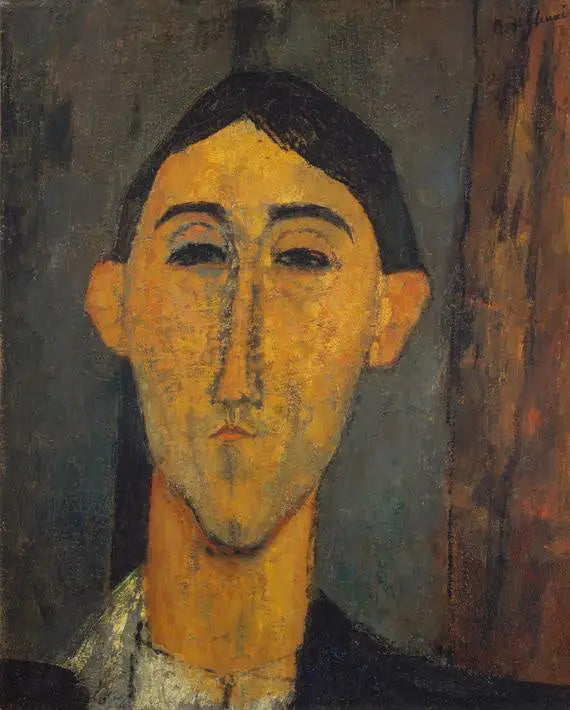 Reproduction du tableau « Portrait de Mateo Ruiz de Alegría - Amedeo Modigliani » par Alpha Reproduction en peinture à l’huile