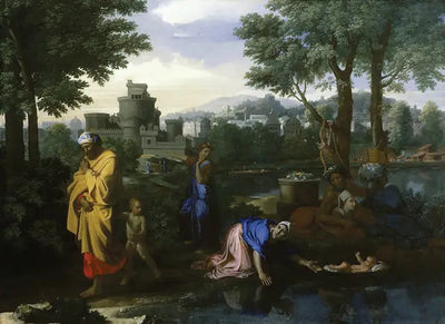 Moïse exposé sur les eaux - Nicolas Poussin - Alpha Reproduction