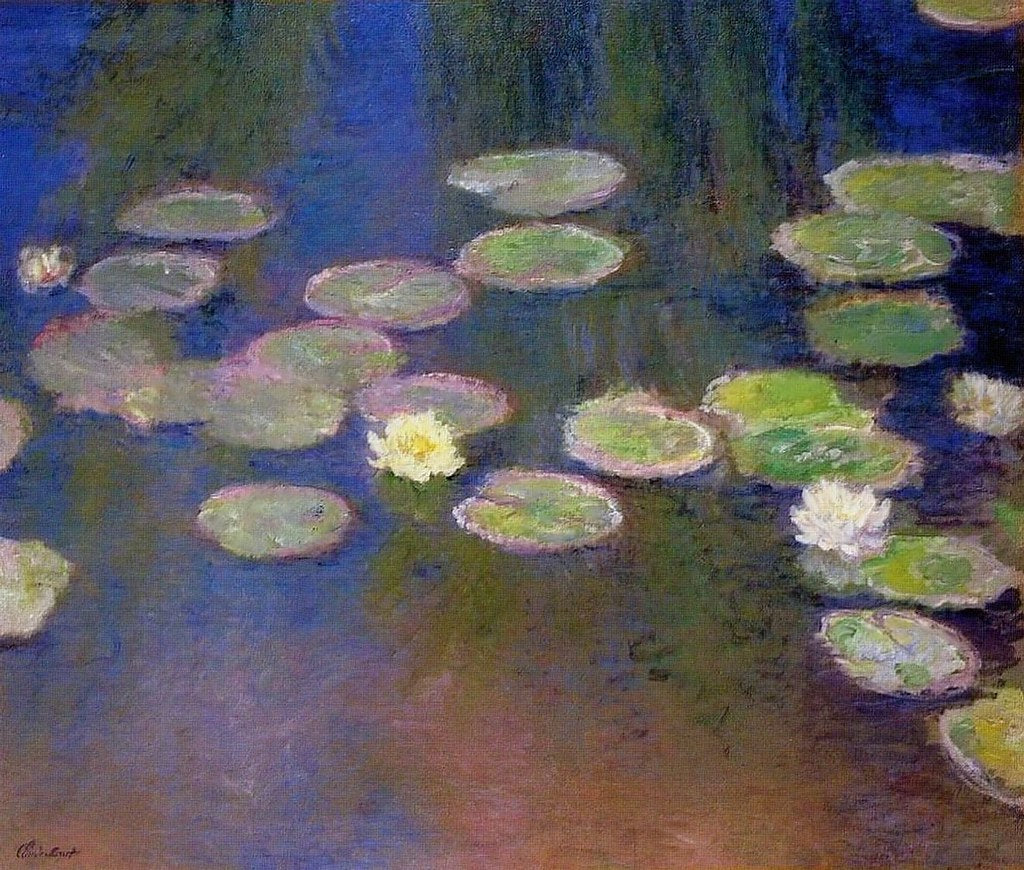 Nymphéas – Claude Monet (alrededor de 1908)