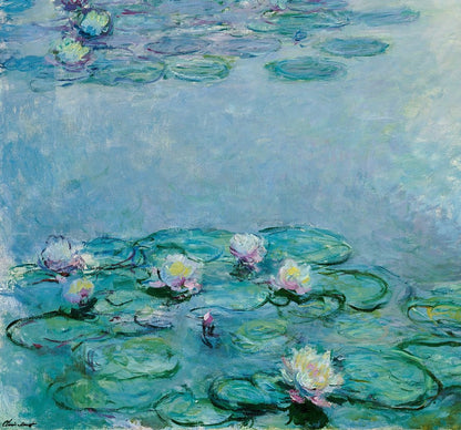 🌸 Nenúfares – Detalle de flores en primer plano, Claude Monet