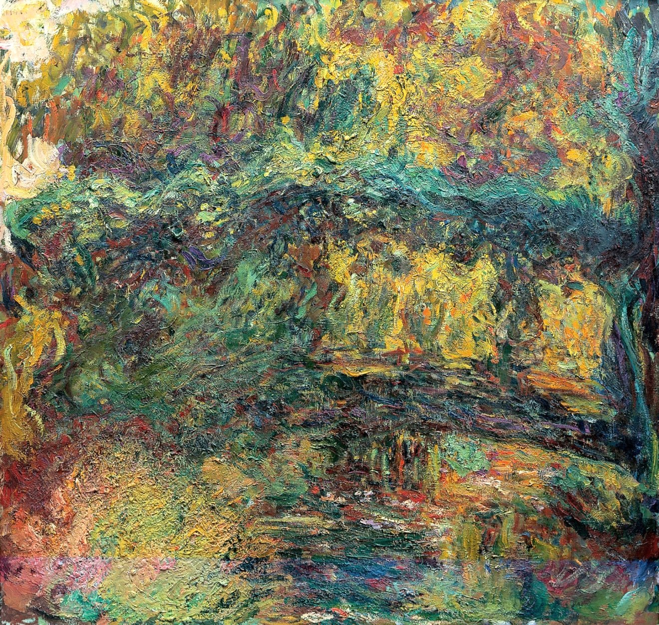 El Puente japonés – Claude Monet (alrededor de 1924)
