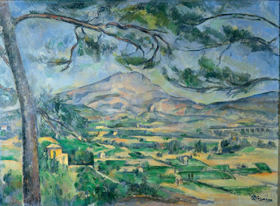 Reproduction du tableau « La Montagne Sainte-Victoire au grand pin - Paul Cézanne » par Alpha Reproduction en peinture à l’huile
