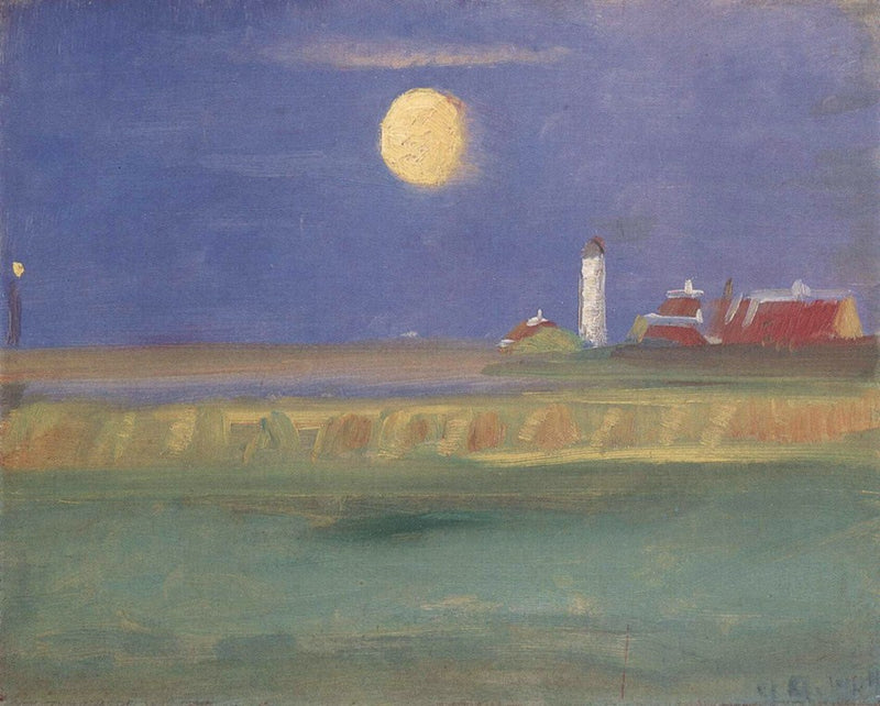 Tarde de luz de luna. Faro - Anna Ancher