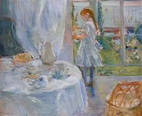 Interior de la cabaña - Berthe Morisot
