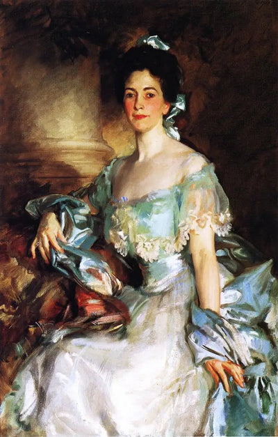 Reproduction du tableau « Portrait de Mme A. Lawrence Rotch - John Singer Sargent » par Alpha Reproduction en peinture à l’huile