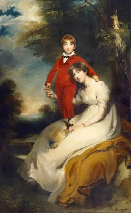 Mme Charles Thellusson, nacida Sabine Robarts (1775-1814), y su hijo, Charles Thellusson (1797-1856) - Thomas Lawrence