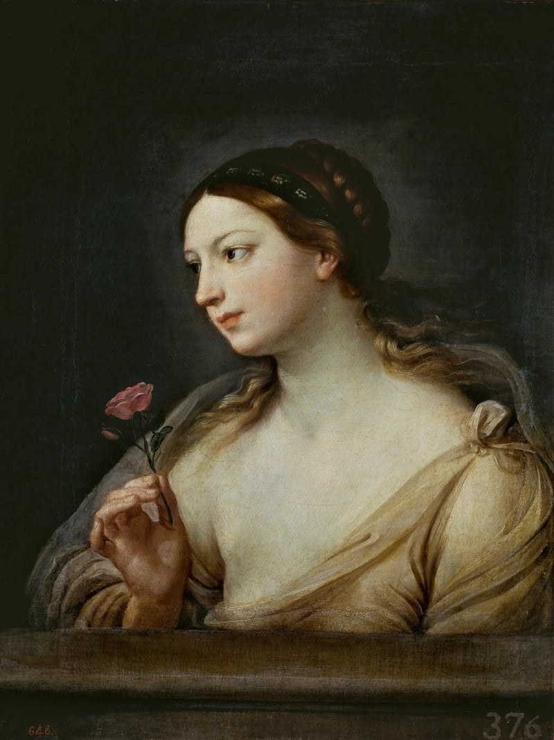 La chica con la rosa - Guido Reni
