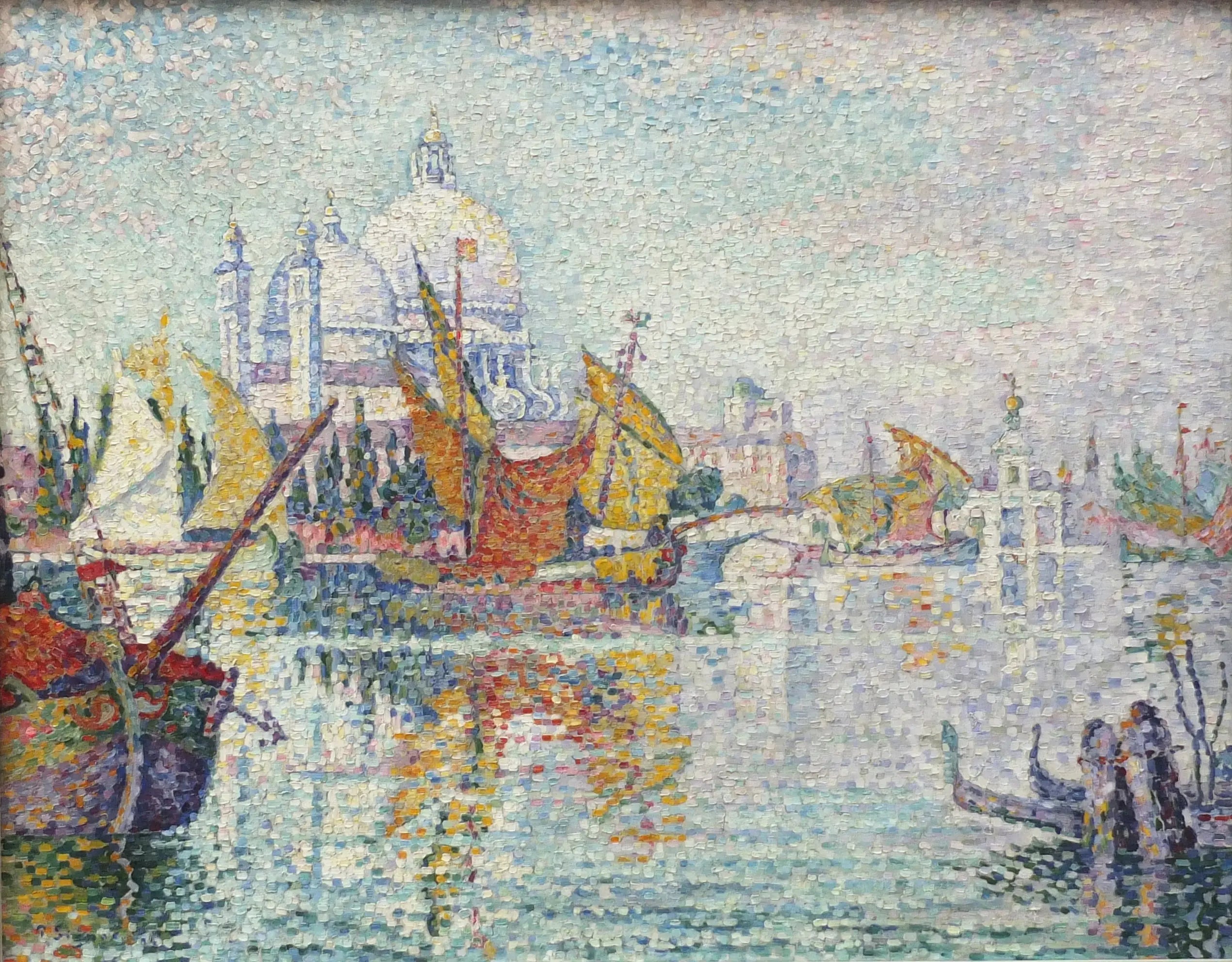 Reproduction du tableau « Venise, Santa Maria della Salute - Paul Signac » par Alpha Reproduction en peinture à l’huile