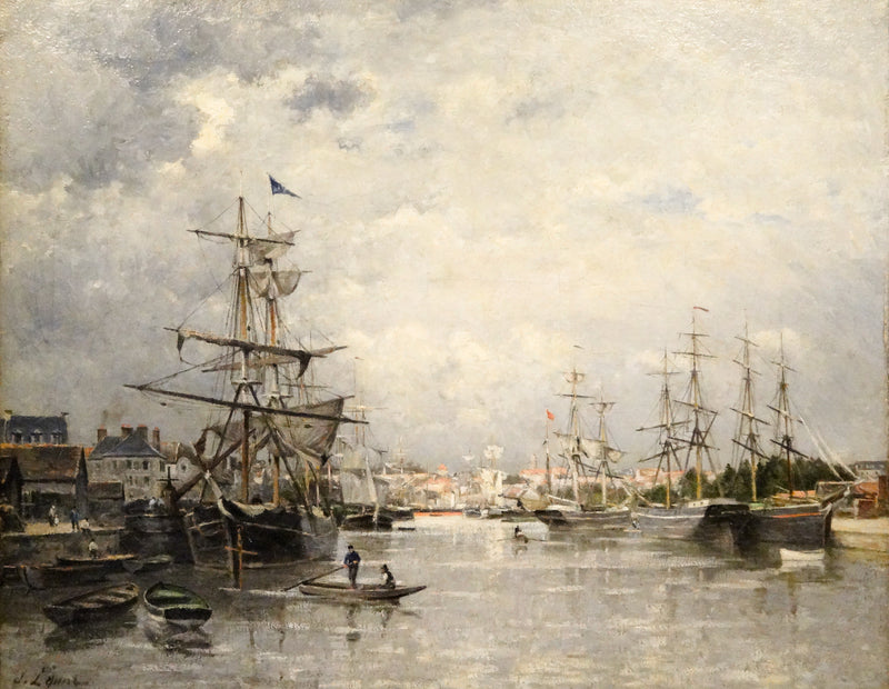 El puerto de Caen - Stanislas Lépine