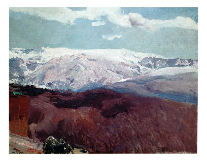 La Sierra Nevada en invierno - Joaquín Sorolla