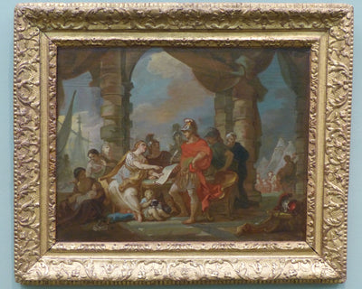 Conclusion de la paix de Tarente - Charles-Joseph Natoire