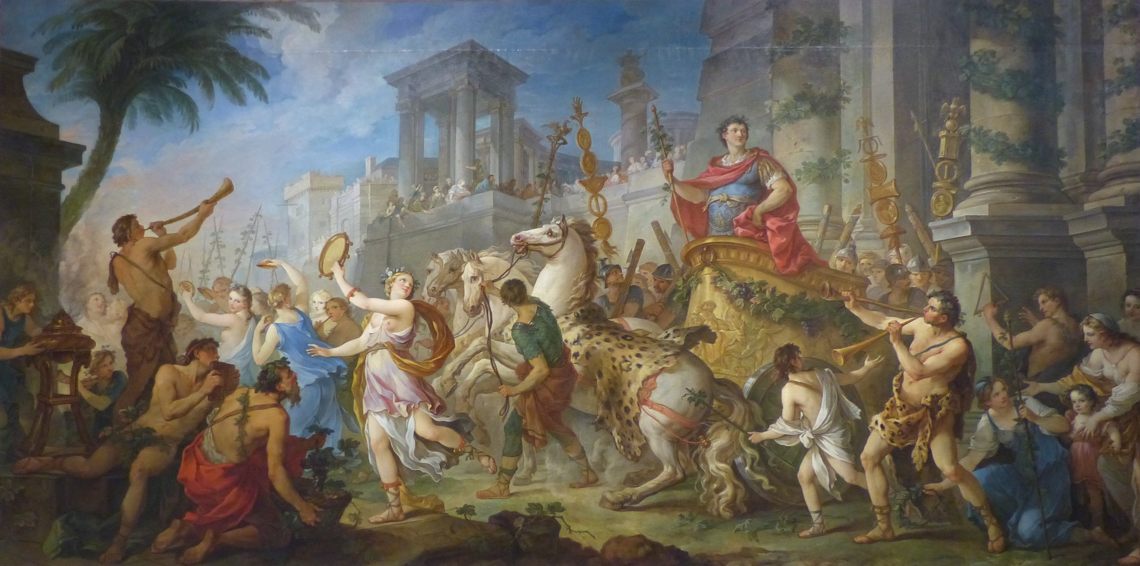 L'Entrée de Marc-Antoine à Ephèse - Charles-Joseph Natoire