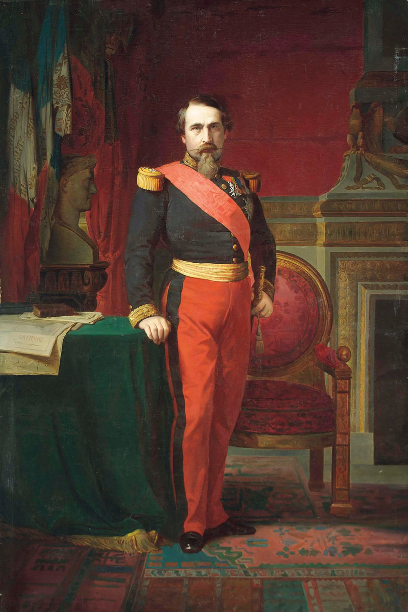 Napoleón III, emperador de los franceses - Hippolyte Flandrin