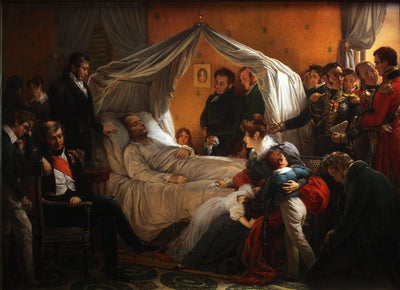 Napoléon sur son lit de mort - Charles de Steuben - Alpha Reproduction