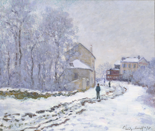 Nieve en Argenteuil - Claude Monet
