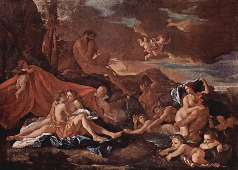 Acis y Galatea - Nicolas Poussin