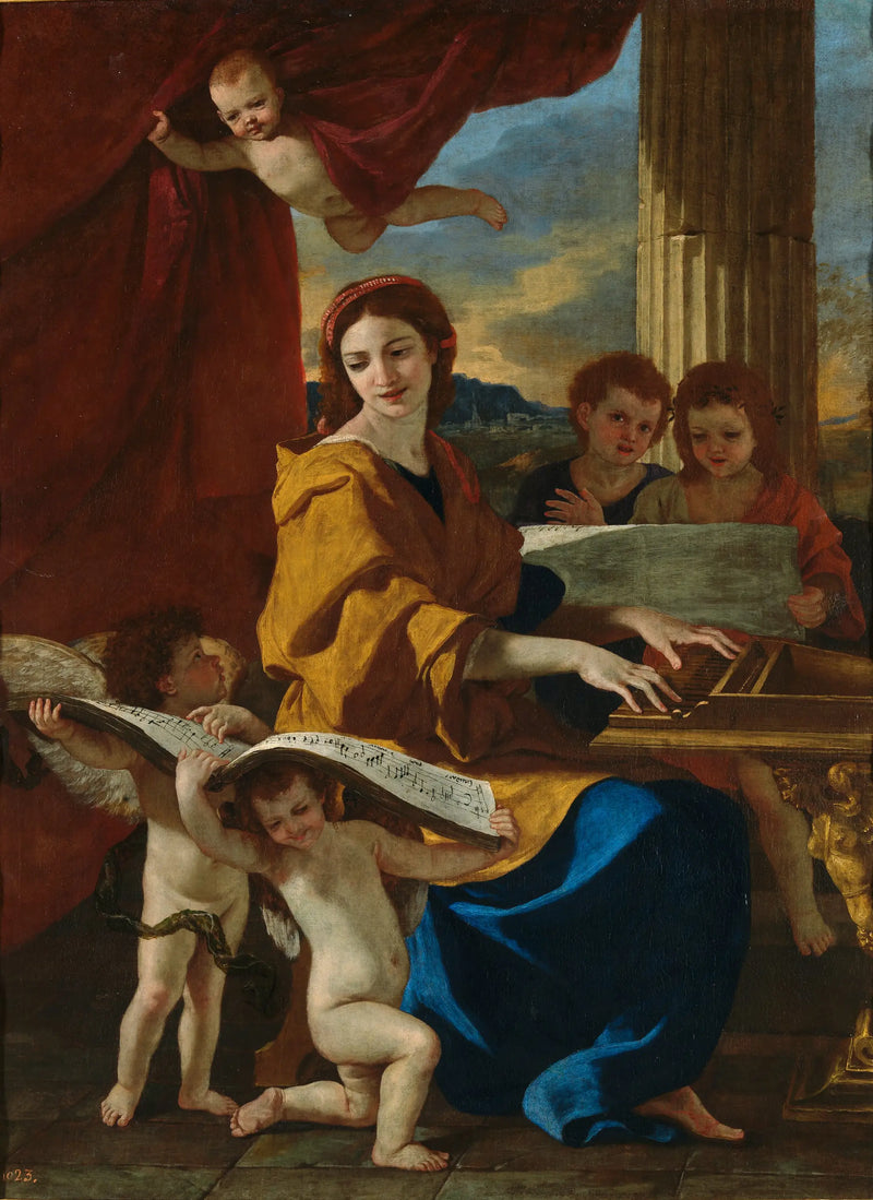 Santa Cecilia - Nicolas Poussin