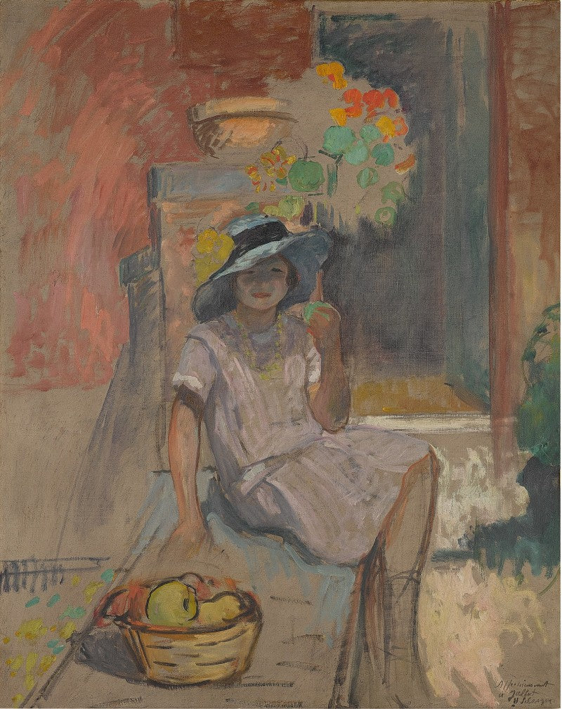 Nono assis dans un jardin - Henri Lebasque