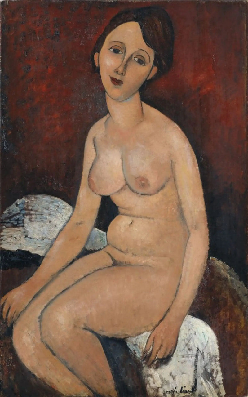 Mujer desnuda sentada - Amedeo Modigliani