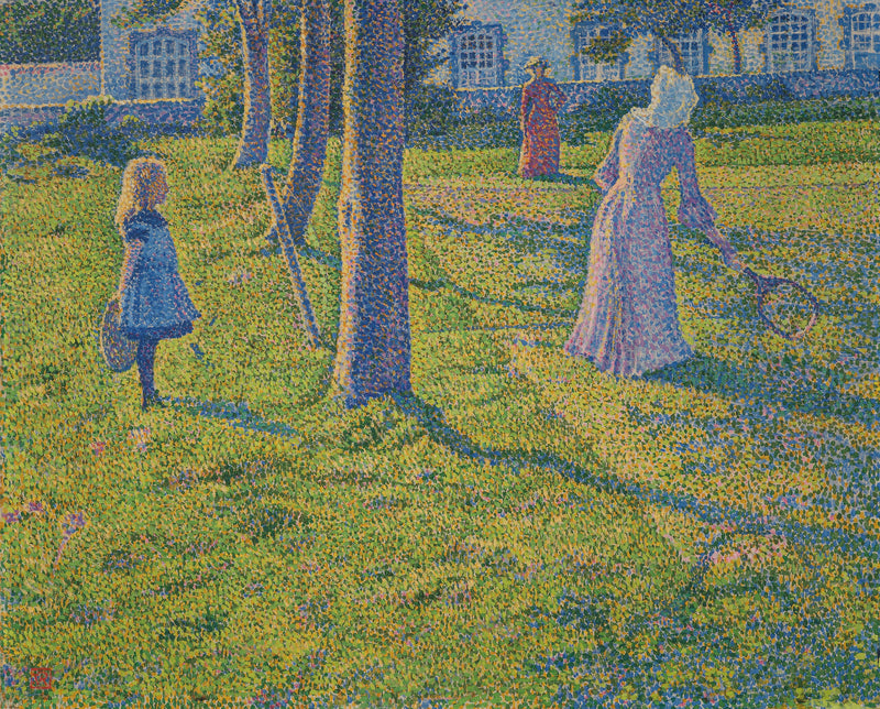 En Thuin o la fiesta de tenis - Théo van Rysselberghe