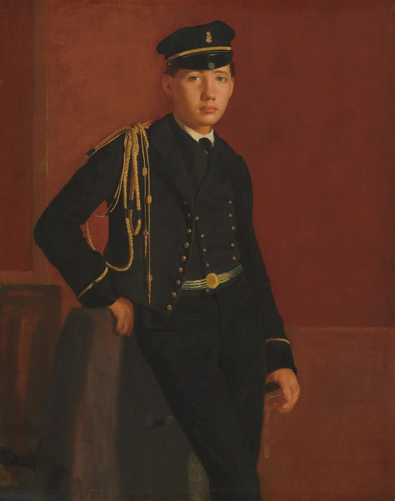 Achille De Gas en uniforme de cadete - Edgar Degas