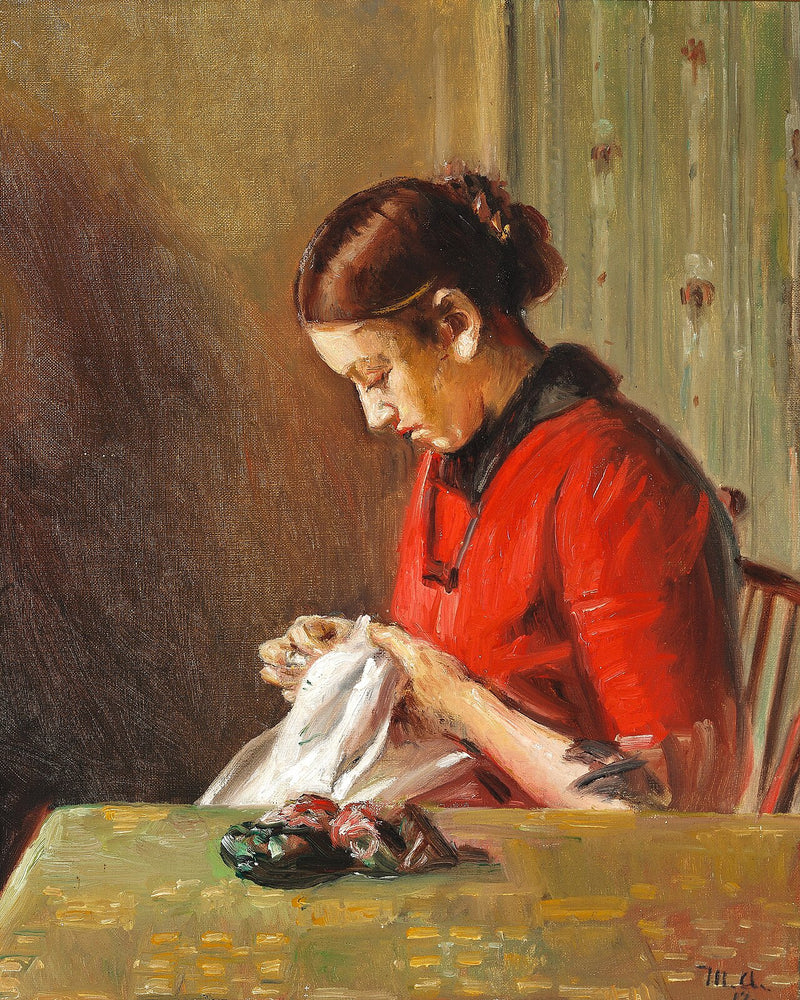 �� bordado. -Michael Peter Ancher