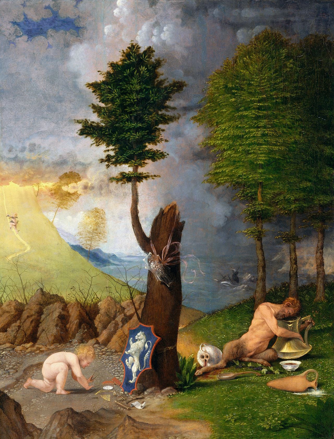 Allégorie du Vice et de la Vertu - Lorenzo Lotto - Alpha Reproduction