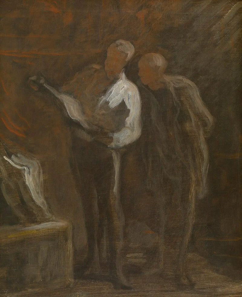 Aficionados de las estampas - Honoré Daumier