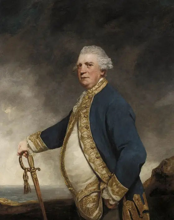Almirante Augusto Keppel, 1725-86 - Joshua Reynolds