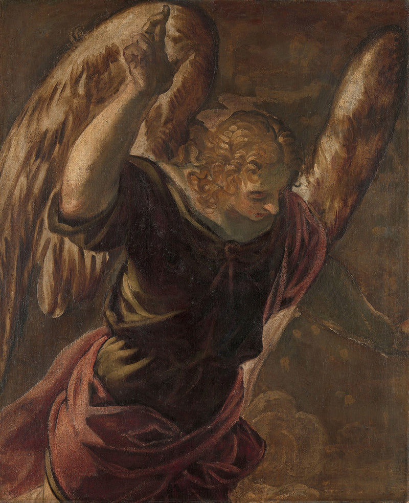 Ángel de la Anunciación - Jacopo Tintoretto