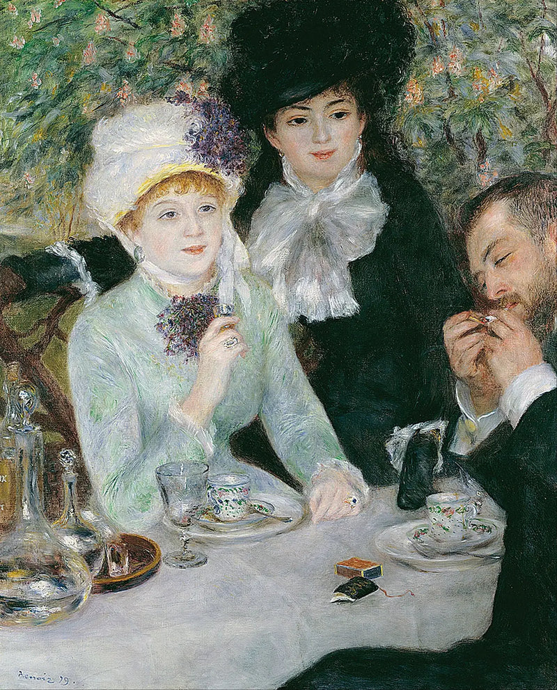 Después del almuerzo - Pierre-Auguste Renoir