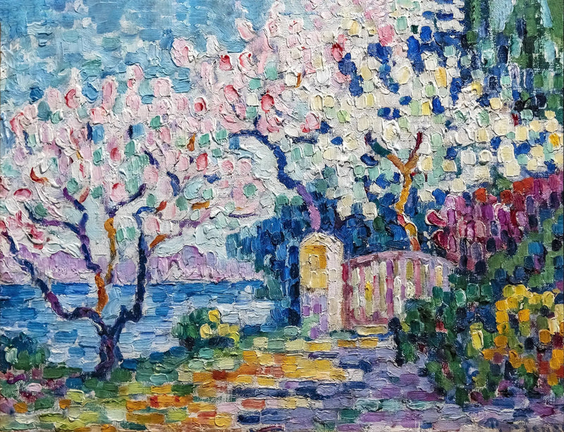 Árboles en flor - Paul Signac