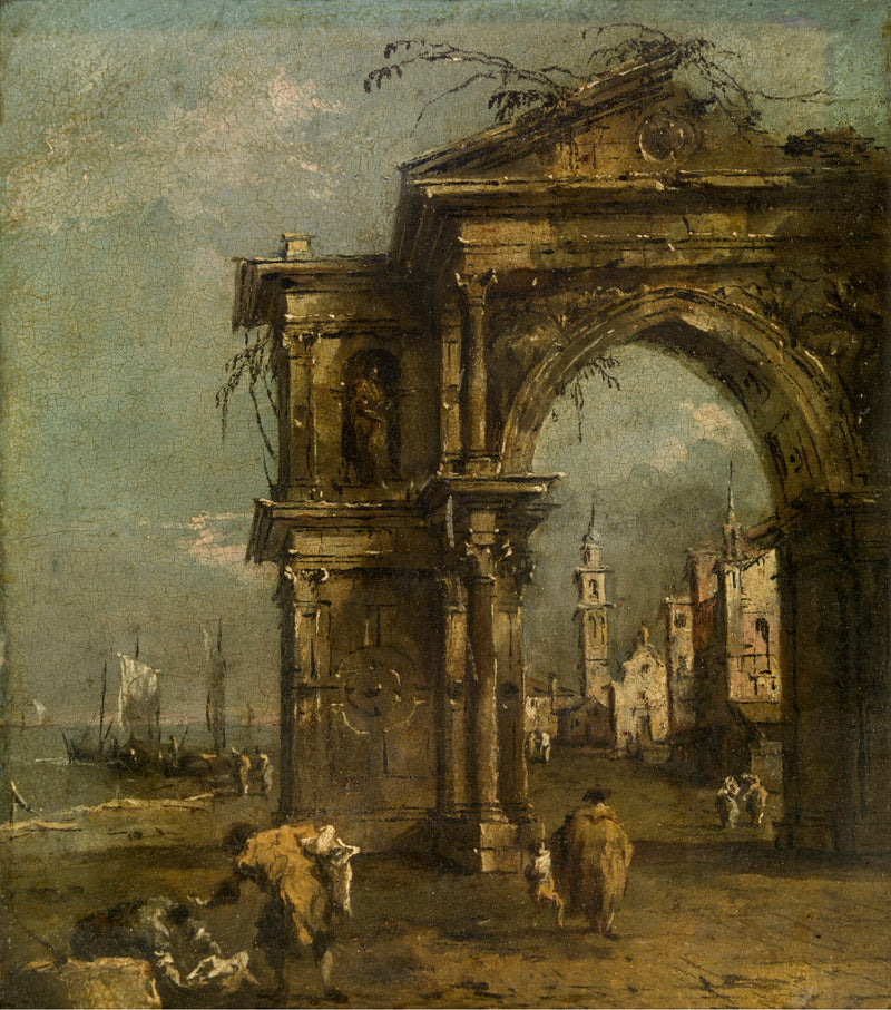 Arco de Triunfo en Venecia - Francesco Guardi