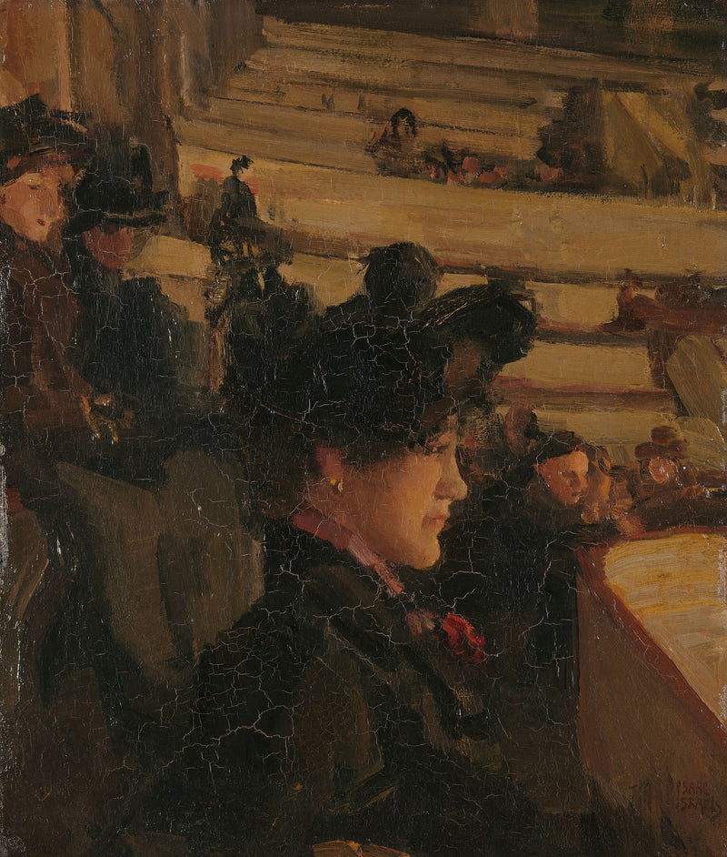 En el teatro - Isaac Israels