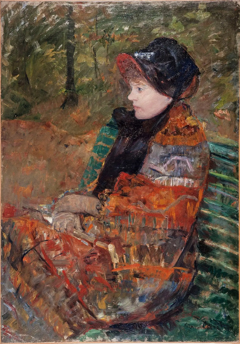 Otoño, retrato de Lydia Cassatt - Mary Cassatt