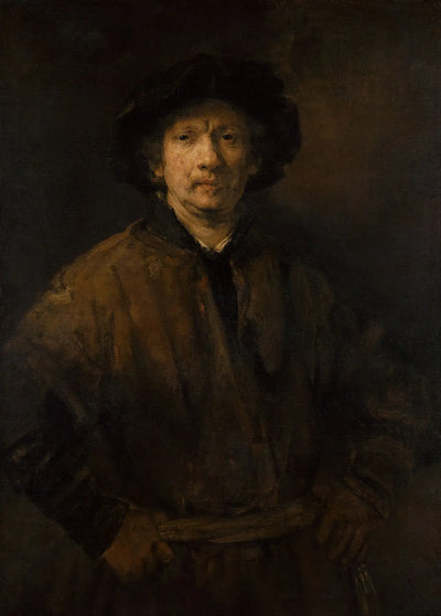 Reproduction du tableau « Autoportrait - Rembrandt » par Alpha Reproduction en peinture à l’huile