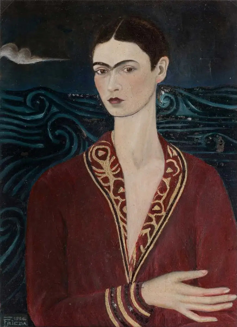 Autorretrato con vestido de terciopelo - Frida Kahlo