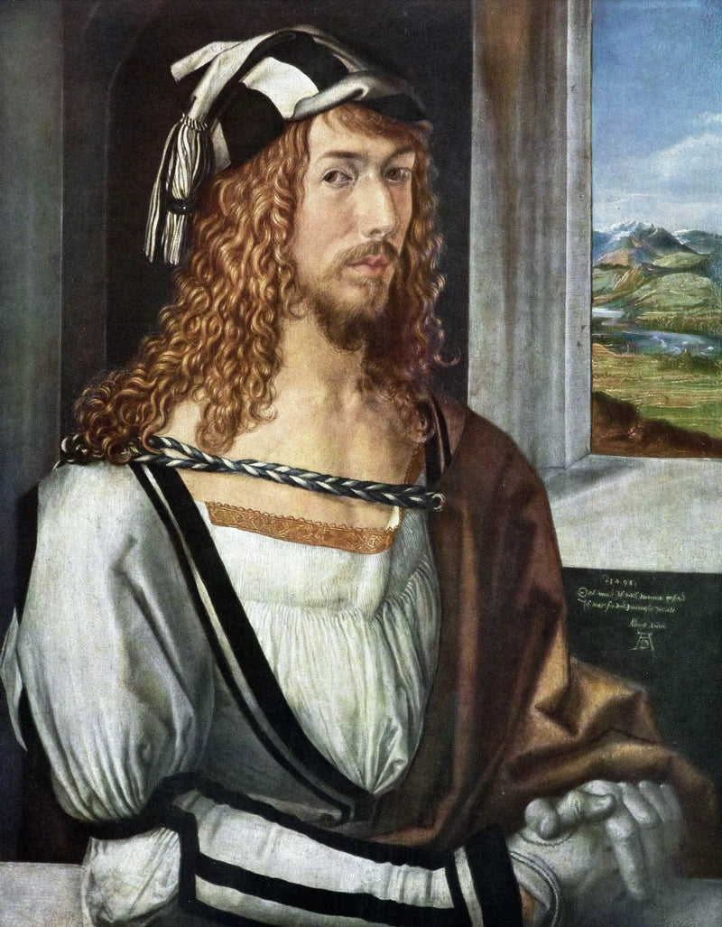 Autorretrato con guantes - Albrecht Dürer
