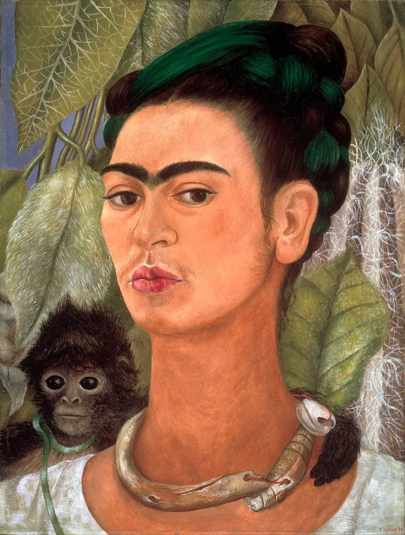 Autorretrato con un mono - Frida Kahlo