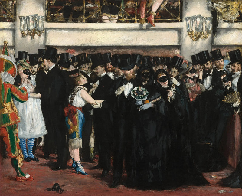 Baile de máscaras en la ópera - Édouard Manet
