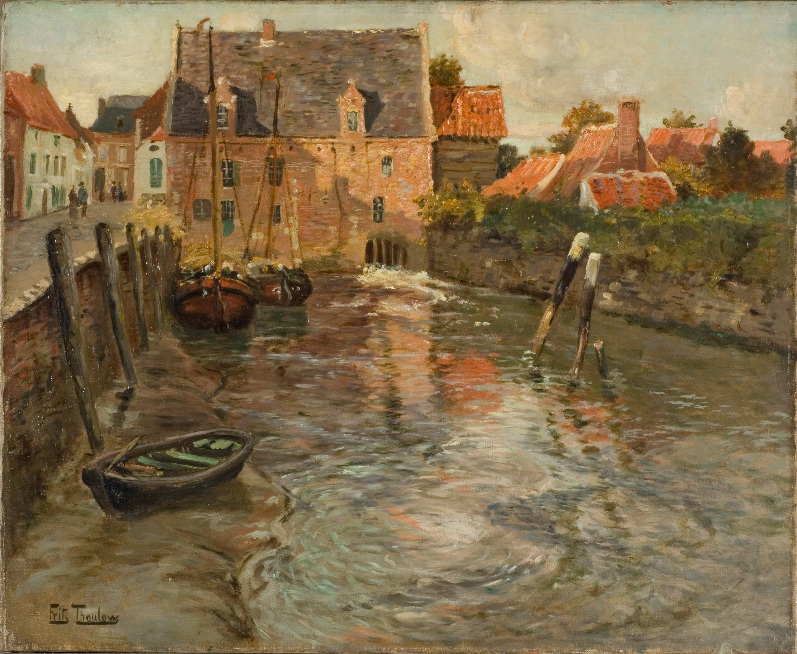 Nivel bajo de agua - Frits Thaulow