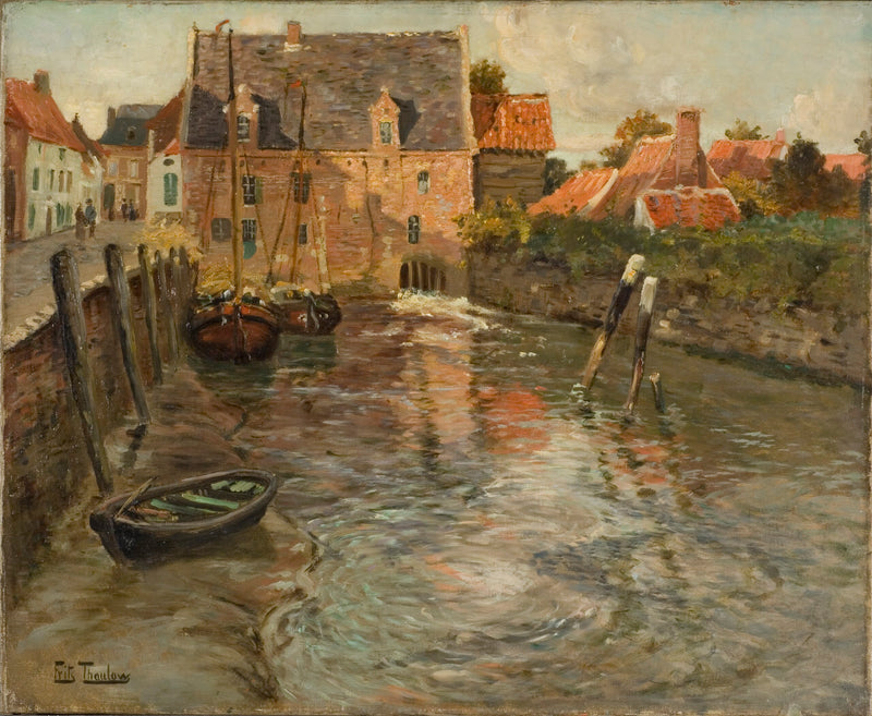 Nivel bajo de agua - Frits Thaulow