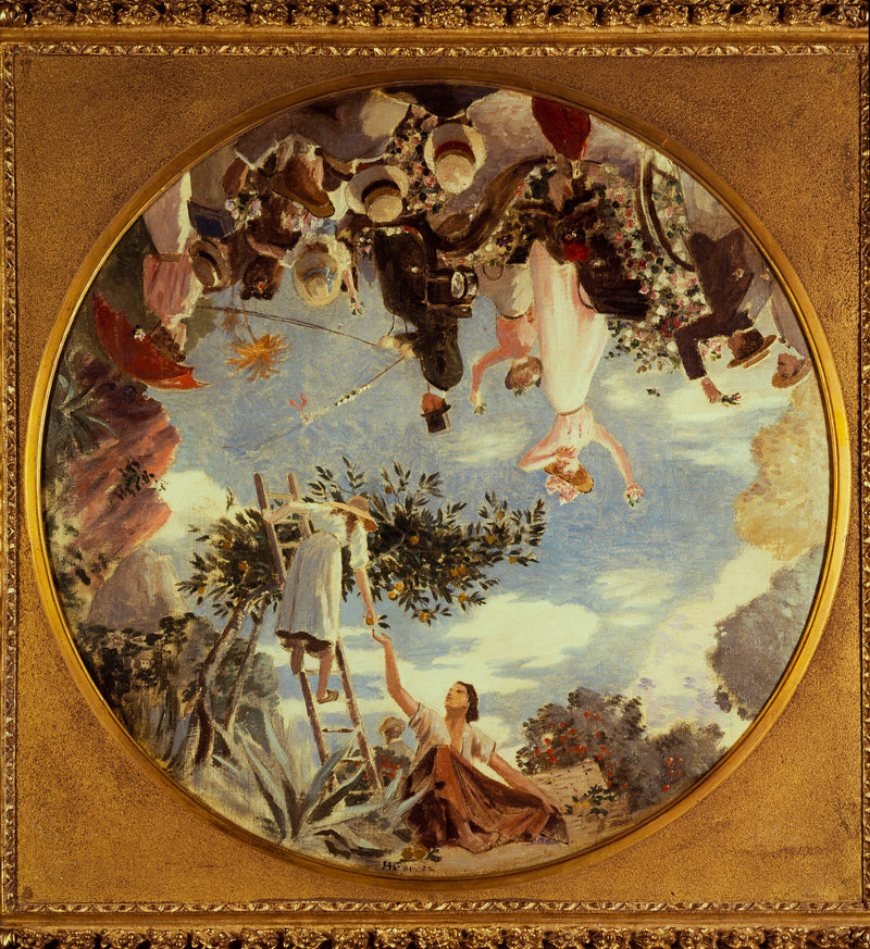 Bataille de fleurs à Nice - Henri Gervex