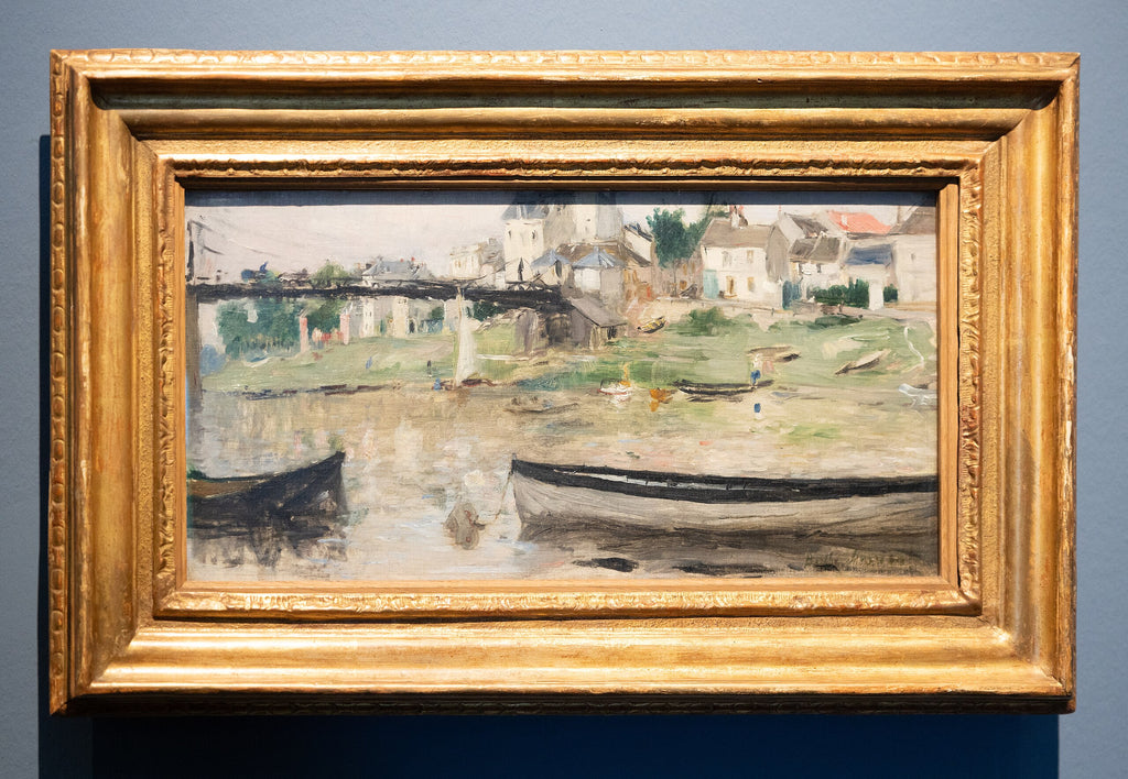 Bateaux sur la Seine - Berthe Morisot