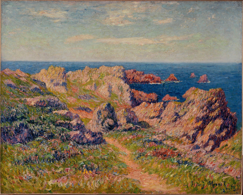 Buen tiempo en Pern (Isla de Ouessant) - Henry Moret