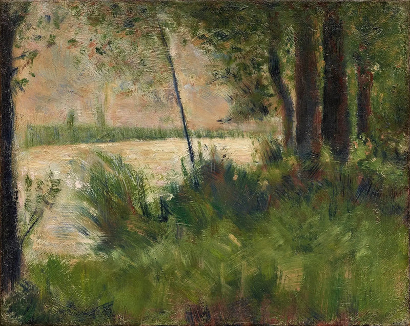 Pradera herbosa - Georges Seurat