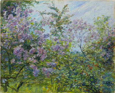 Blossoming Lilac - Max Slevogt - Alpha Reproduction