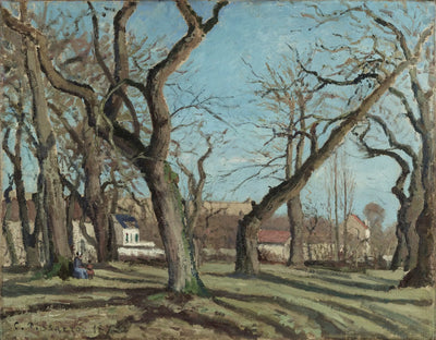 Reproduction du tableau « Bois de châtaigniers à Louveciennes - Camille Pissarro » par Alpha Reproduction en peinture à l’huile