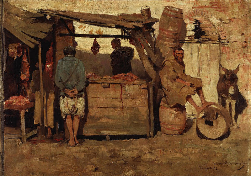 Carnicería en Marruecos - Theo van Rysselberghe