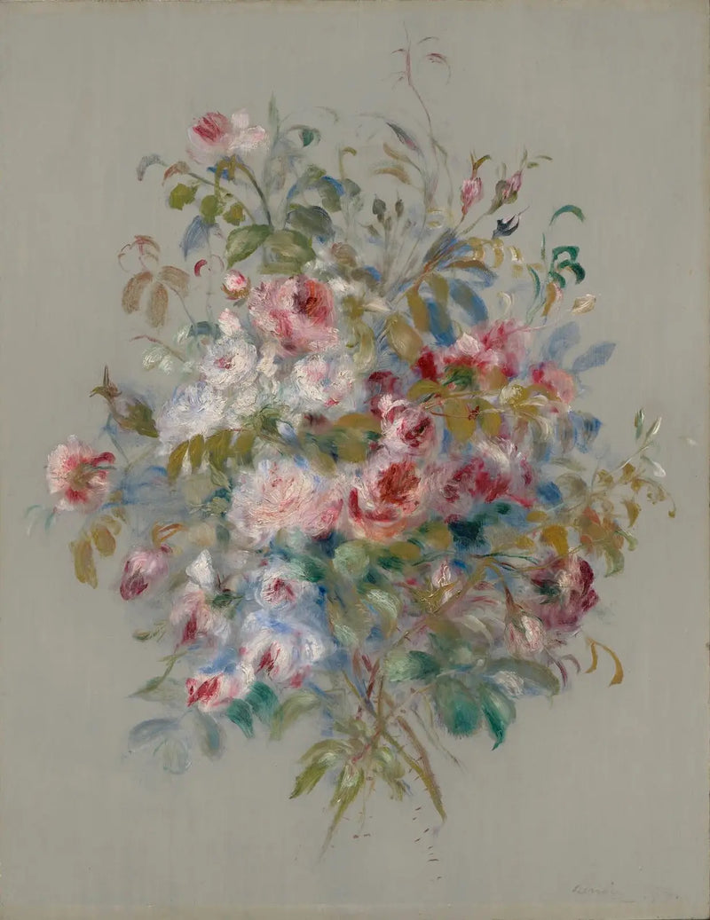 Ramo de rosas - Pierre-Auguste Renoir